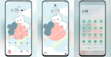 Strawberry Bear EMUI Theme
