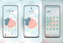 Strawberry Bear EMUI Theme