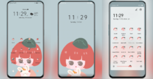 Strawberry Girl EMUI Theme
