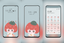 Strawberry Girl EMUI Theme
