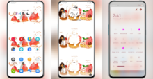 Strawberry Mousse EMUI Theme