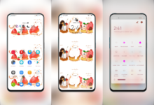 Strawberry Mousse EMUI Theme