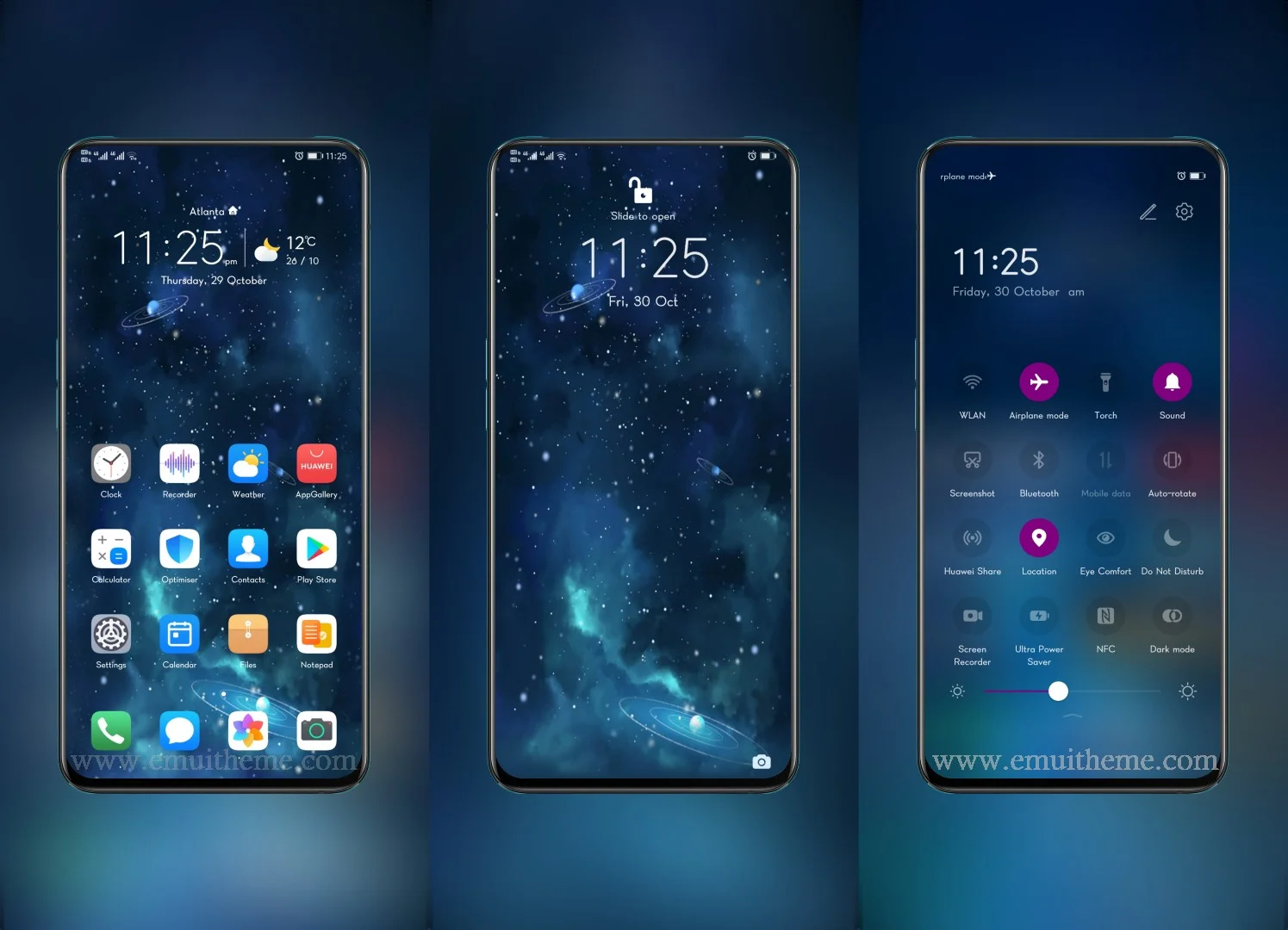 The starry night EMUI Theme