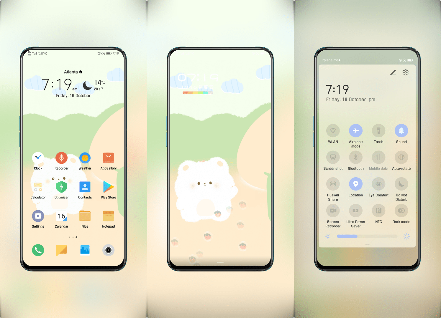 To be a Bear EMUI Theme