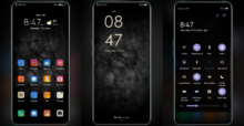 Vintage Black EMUI Theme