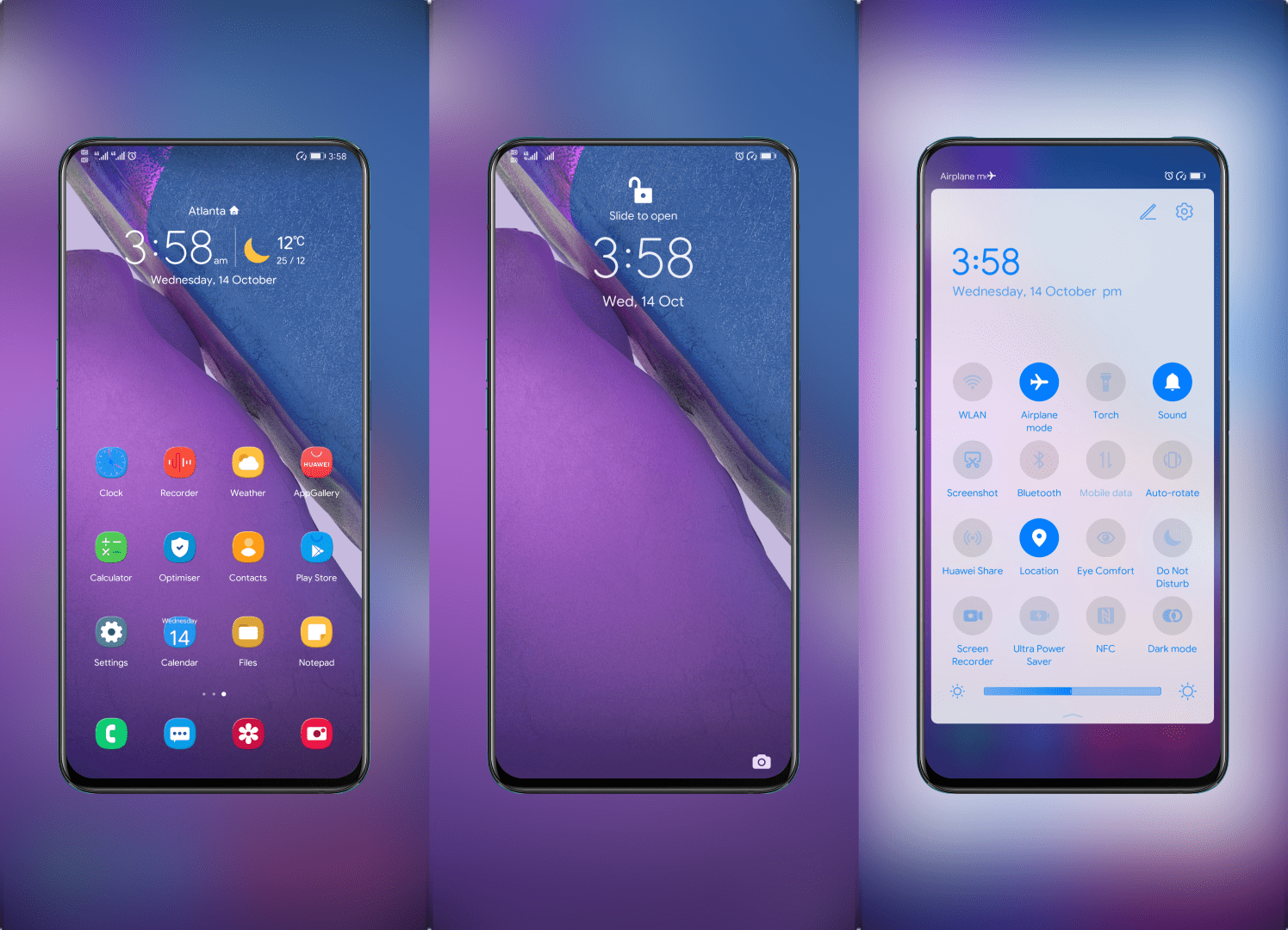 Wanci Blue EMUI Theme