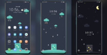 Weather Changes in Small Cities EMUI Theme