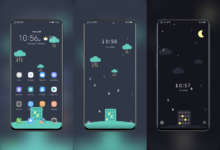 Weather Changes in Small Cities EMUI Theme