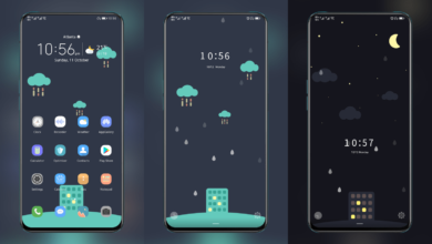 Weather Changes in Small Cities EMUI Theme