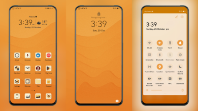 Yellow EMUI Theme