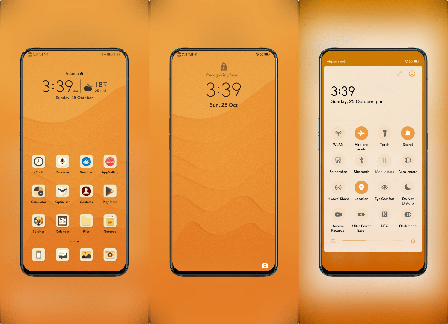 Yellow EMUI Theme