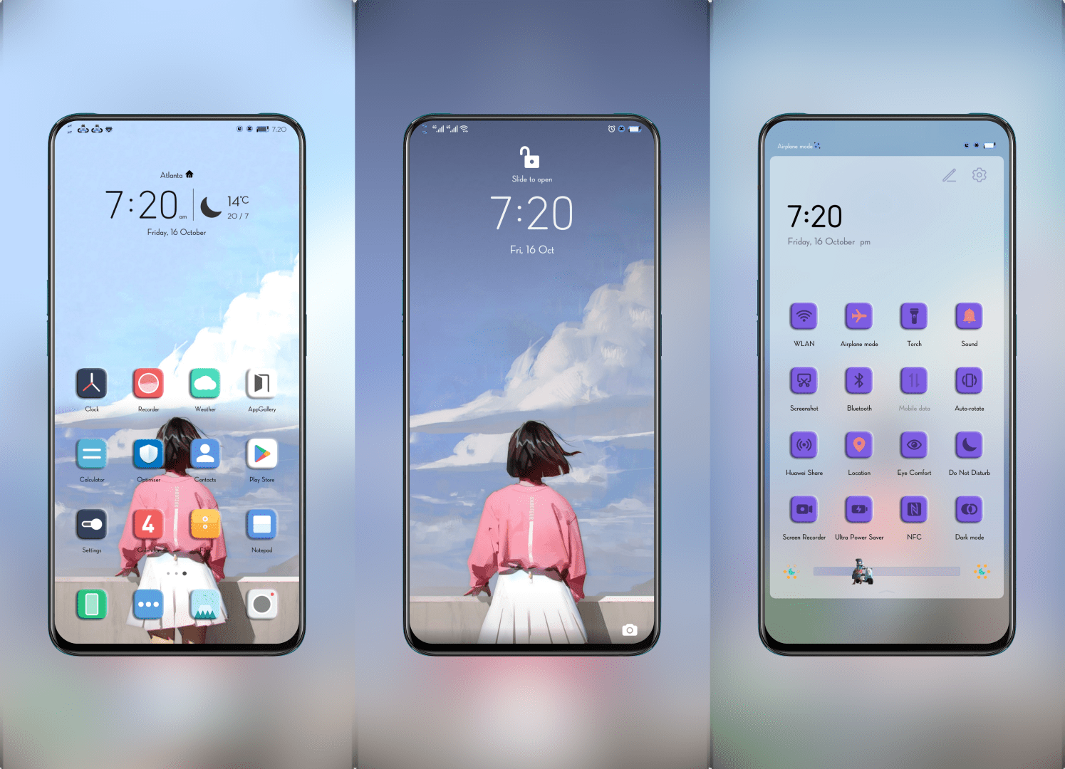 You Are the Apple of My Eye EMUI Theme