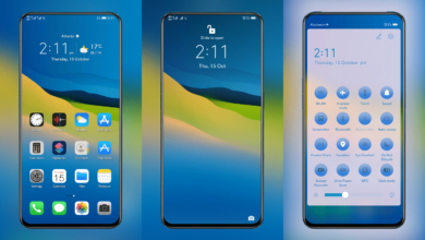 iBlue 12 and iRed 12 EMUI Theme