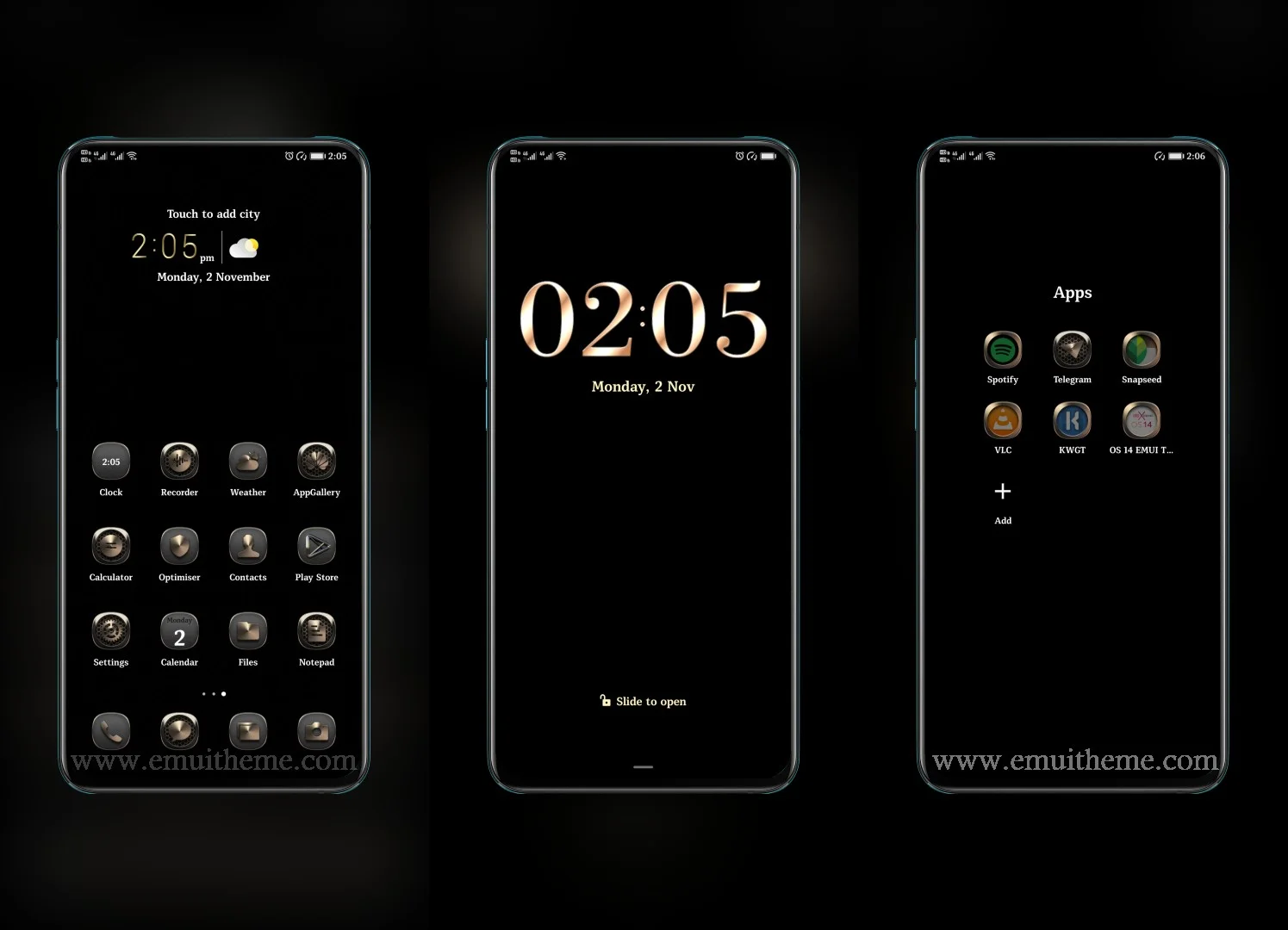 Gold Mod EMUI Theme