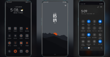 Ink Orange EMUI Theme