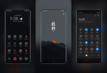 Ink Orange EMUI Theme