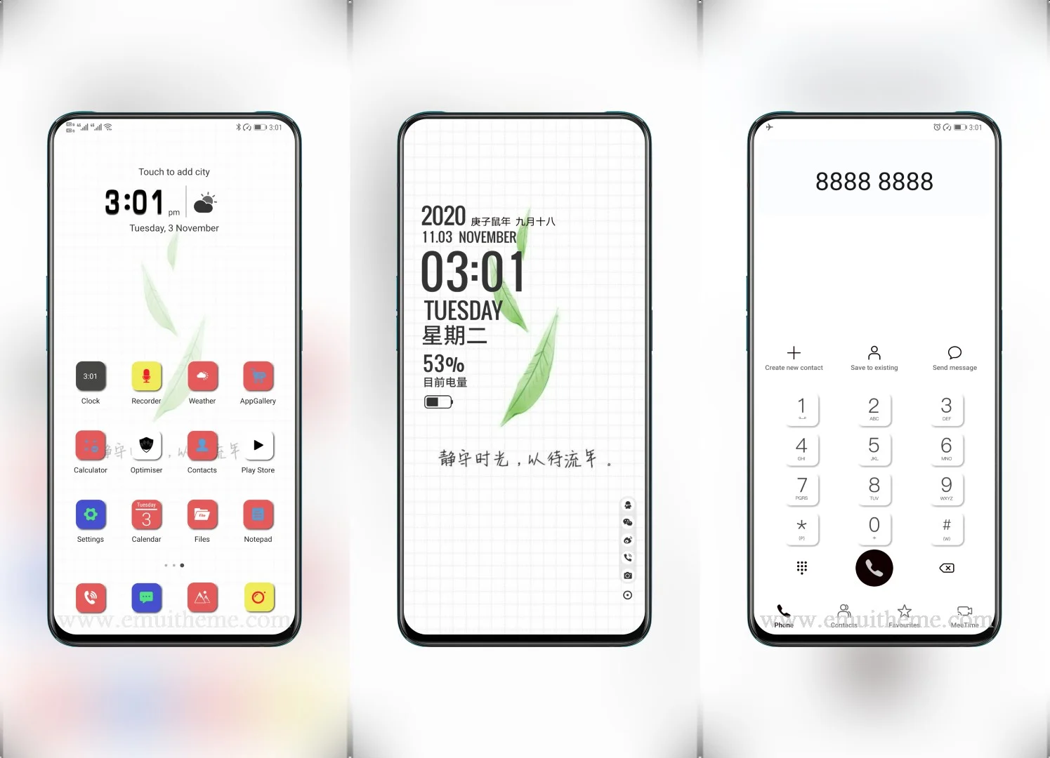Keep Quiet EMUI Theme