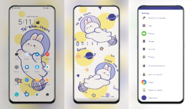 Space Rabbit EMUI Theme