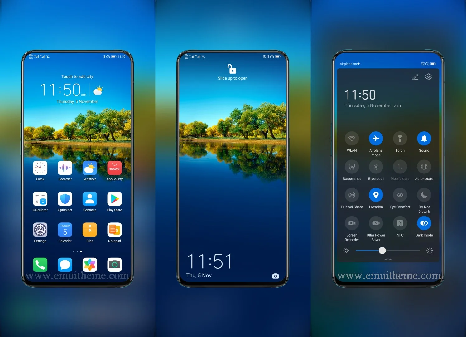 Summer Populus EMUI Theme