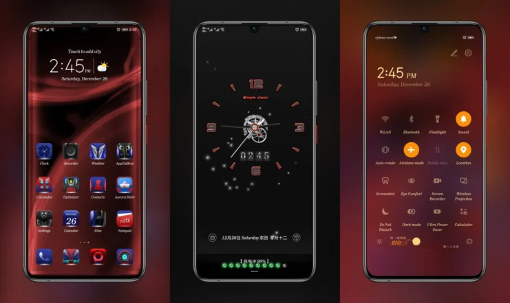 Black Mlack EMUI Theme