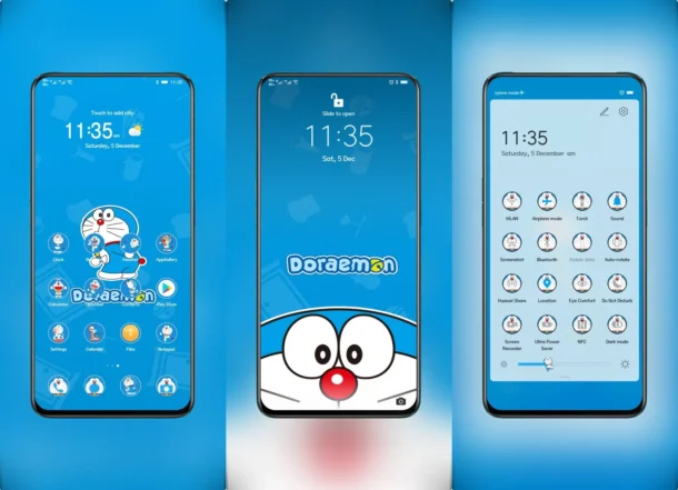 Doraemon VI EMUI Theme