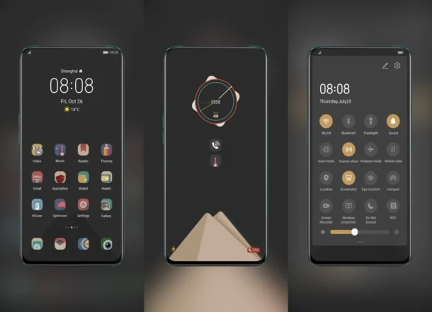 Hardline Retro EMUI Theme