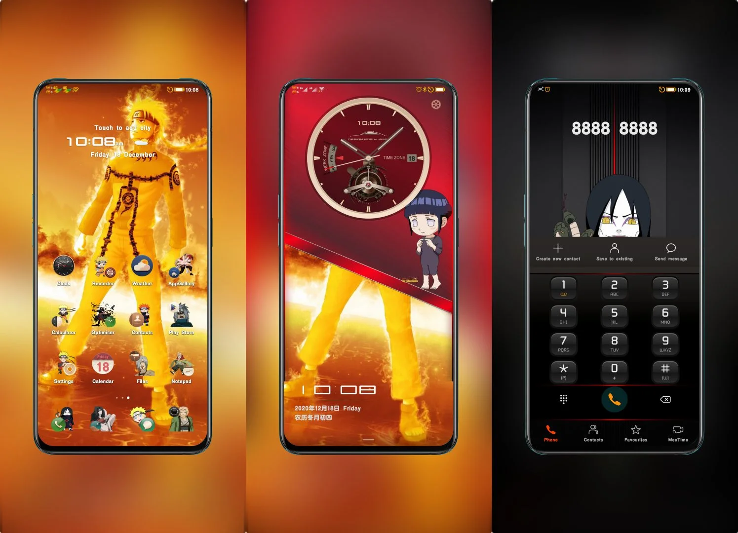 Mate 40 RS Naruto EMUI Theme