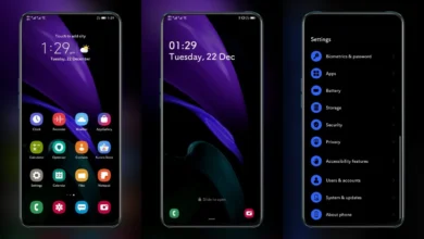 Samsung OneUI 3.0 Dark EMUI Theme