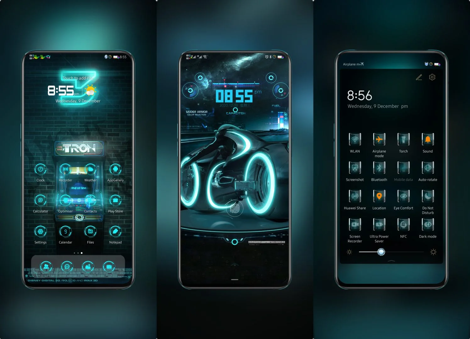 Tron EMUI Theme