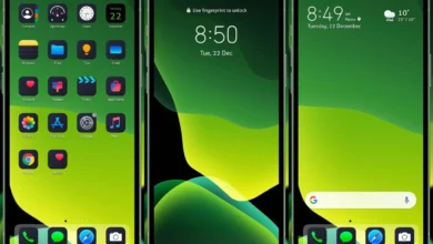 iOS Green Dark EMUI Theme