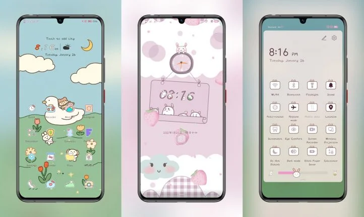 Baby Bunny V2 EMUI Theme