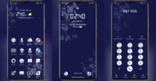 Blue and white porcelain EMUI Theme