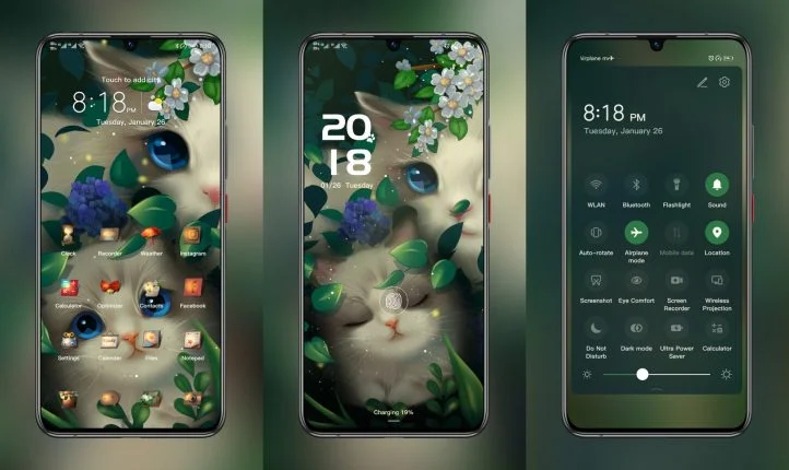 Cat Forest EMUI Theme