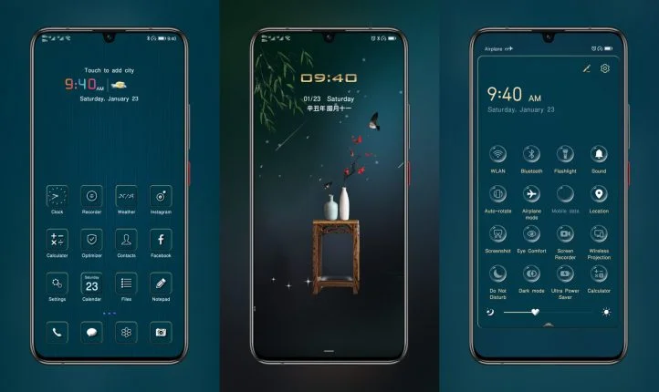 Deep Blue Pro EMUI Theme