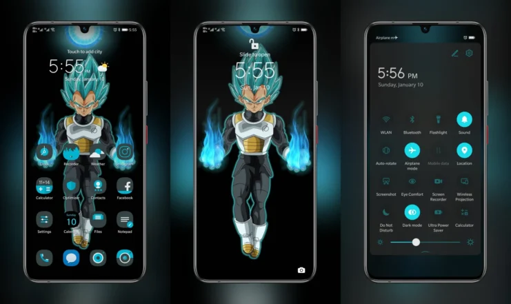 Dragon Ball Z EMUI Theme