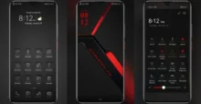 Extruded Red EMUI Theme