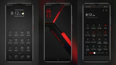 Extruded Red EMUI Theme
