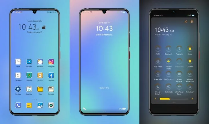 Half Orange EMUI Theme