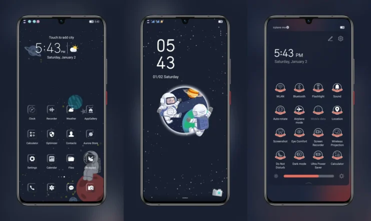 Interstellar Player EMUI Theme