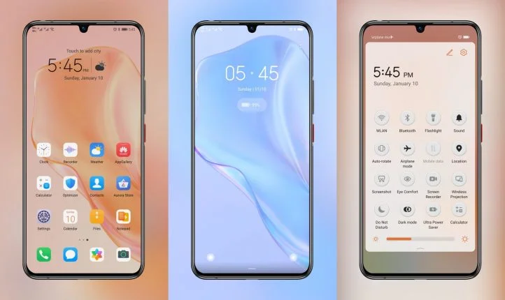 Light Wings Minimal EMUI Theme