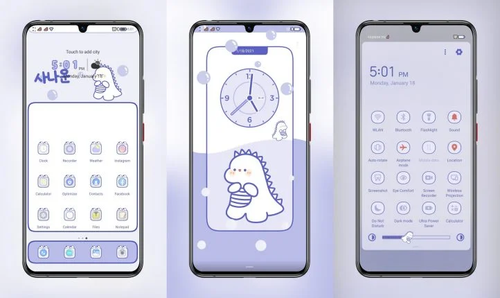 Little Dinosaur v2 EMUI Theme