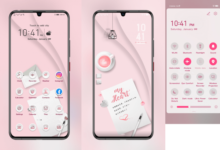 Love Red Letter EMUI Theme