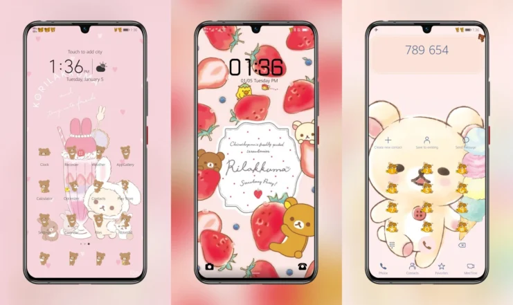 Milk and Mocha Bear 4 EMUI Theme