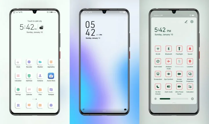 Minimal White EMUI Theme