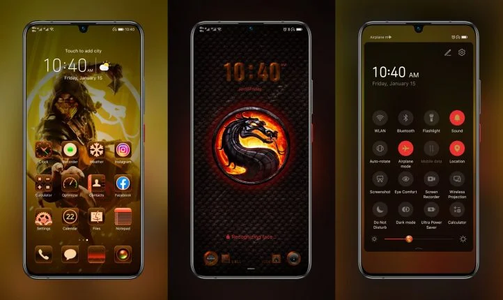 Mortal Kombat 10 EMUI Theme