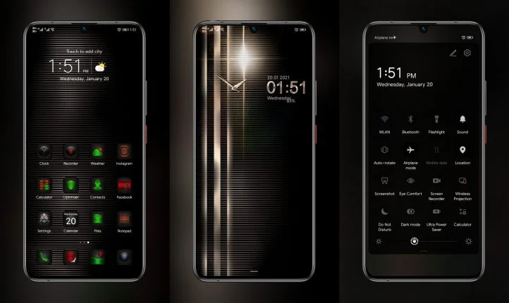 Respectable Leather EMUI Theme