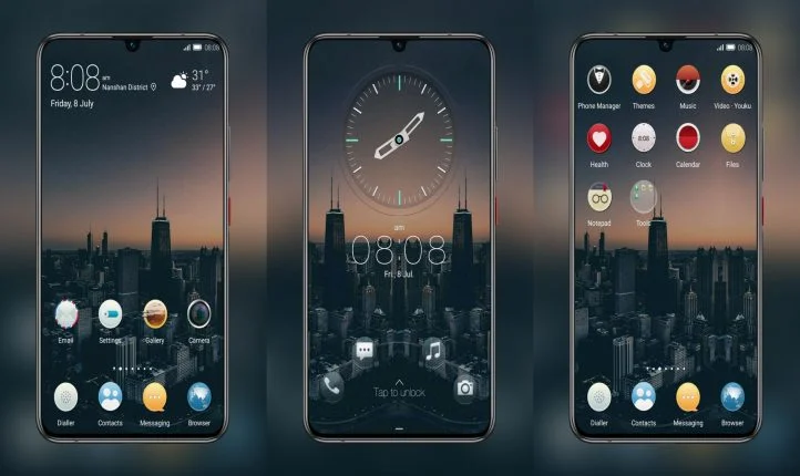 Sky Line EMUI Theme