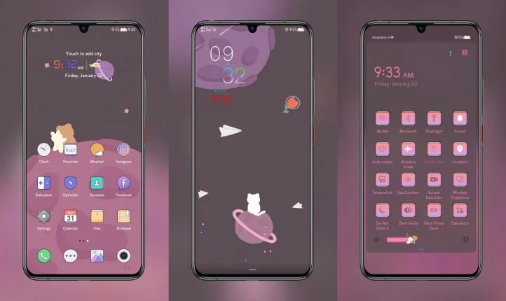 Space Bear EMUI Theme