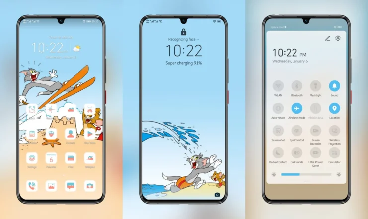 Tom and Jerry 3 EMUI Theme