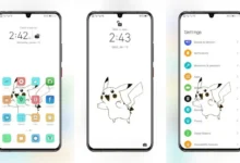 White Pikachu EMUI Theme